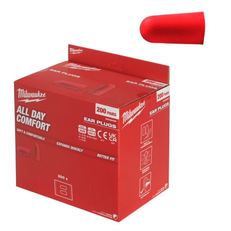 Bouchons d'oreilles, par 200 - MILWAUKEE