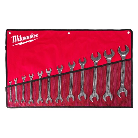 12 clés plates 6 à 22 mm, en set - MILWAUKEE