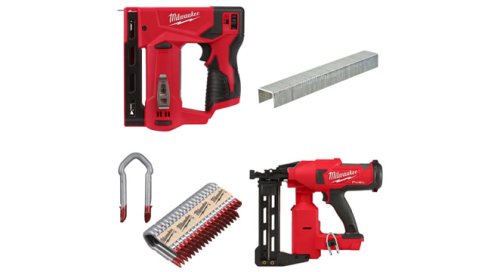 Agrafeuses de clôture et de finition