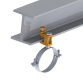 Agrip-tige M6 trou lisse Ø7 mm pour poutre, 20/bte - ING FIXATIONS