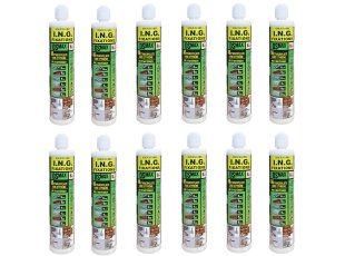 Résine de scellement 300 ml DS Max beige, carton de 12 - ING FIXATIONS