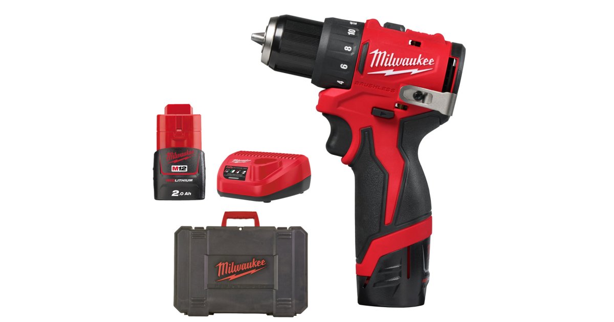 Perceuse Visseuse Milwaukee M12 12V Avec Batterie Et Chargeur – Occasion