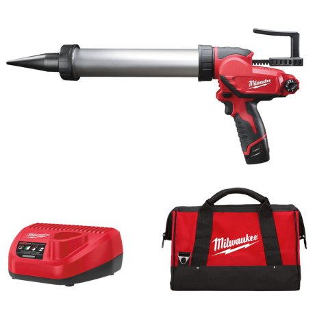 Pistolet à colle 400 ml M12™ avec 1 batterie 2 Ah + chargeur - MILWAUKEE