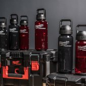 Bouteille plastique Packout™ rouge 1420 ml - MILWAUKEE