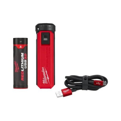 Pack RedLithium™ 4 V USB - alimentation portable + batterie 3 Ah - MILWAUKEE
