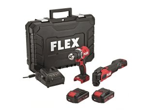 Pack Multitool MT + perceuse visseuse 18V avec 2 batteries 2,5 Ah + chargeur - FLEX