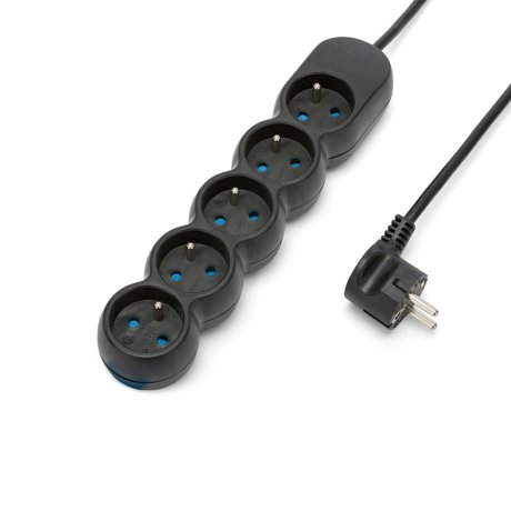 Multiprise française 16A, 1.5m, 5 prises - VELAMP