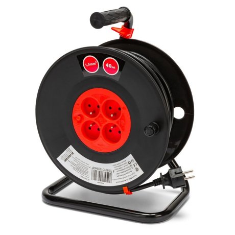 Enrouleur bricolage , 4 prises, 40 m - VELAMP