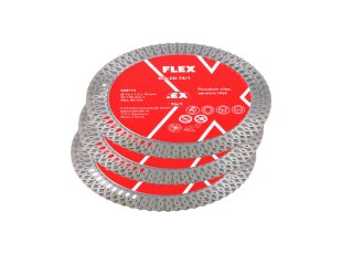 Disque diamant Ø 76 × 1 mm coupe fine x3 - FLEX