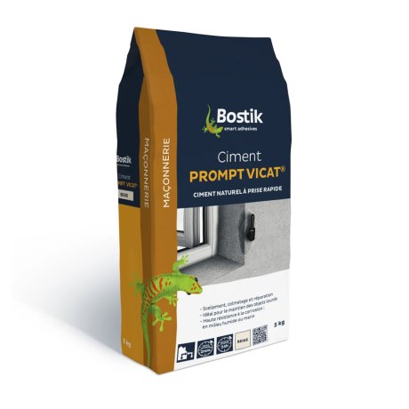 Ciment prise ultra-rapide Prompt Vicat®, 5kg - Bostik