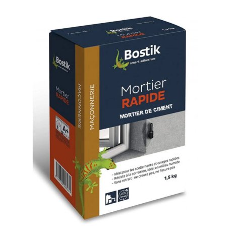 Mortier beige à prise rapide, conditionnement au choix - BOSTIK