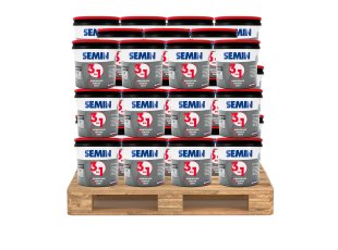 Enduit 3 en 1 Airless GLJ, palette 33 seaux 25 kg - SEMIN