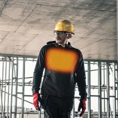 Veste chauffante polaire à capuche noire homme M12™, au choix - MILWAUKEE