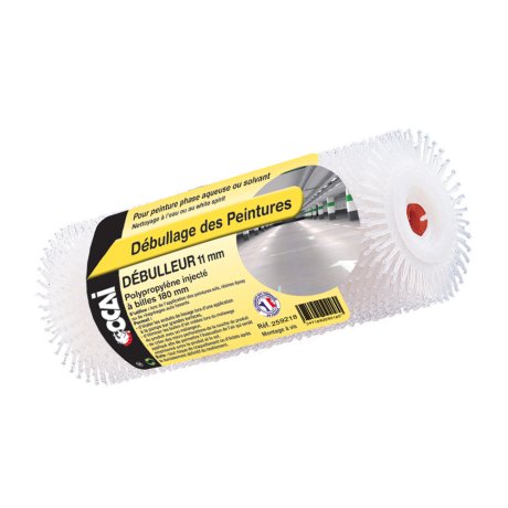 Rouleau débulleur à picots 180 mm, billes 11 mm - OCAI