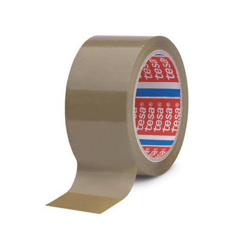 Ruban adhésif emballage PP havane, 75 mm x 1000 m 04089 - TESA