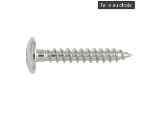 Vis de penture Torx, inox A4, taille au choix - VISWOOD
