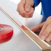 Adhésif double face PET haute performance, 25 mm x 50 m - Tesa® 4965