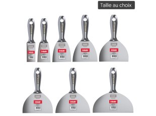 Couteau à enduire PlasterX® full inox, taille au choix de 3,8 à 25 cm - INTEX
