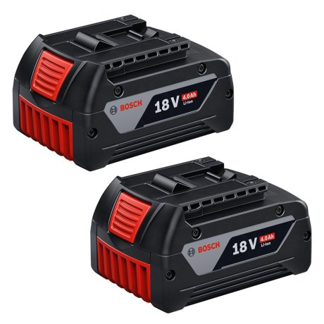 2 batteries GBA 18V, 4 Ah - BOSCH