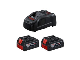 Pack énergie 18V avec 2 batteries 5 Ah + chargeur - BOSCH