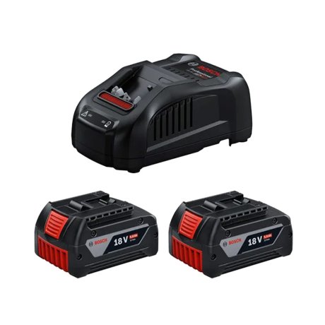 Pack énergie 18V avec 2 batteries 5 Ah + chargeur - BOSCH