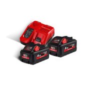 Pack HNRG M18™ High Output™ avec 2 batteries 5,5 Ah + chargeur - MILWAUKEE