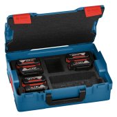Pack énergie GBA 18V avec 6 batteries 4 Ah + L-Boxx - BOSCH