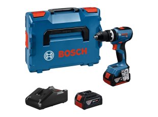 Perceuse-visseuse GSR 18V-65 Professional avec 2 batteries 5 Ah + chargeur + L-Boxx - BOSCH
