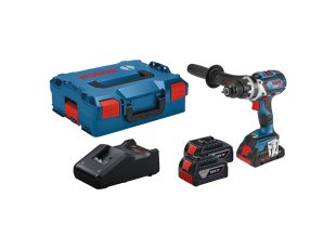 Perceuse-visseuse GSR 18V-110 C avec 3 batteries 5 Ah + chargeur + L-Boxx - BOSCH