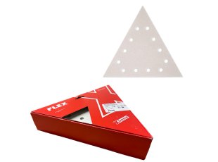 Abrasif Moussflex triangle 285 mm, grain 180, boîte de 12 - FLEX