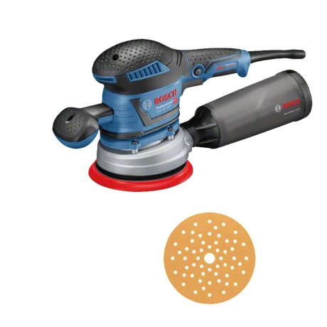 Ponceuse excentrique 400W GEX 40-150 avec disque abrasif - BOSCH