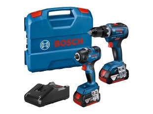 Pack 2 outils 06019J2108 avec 2 batteries 4 Ah + chargeur + coffret - BOSCH