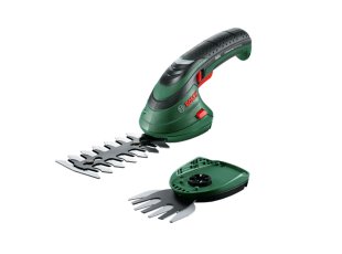 Set cisaille taille-herbes & sculpte-haies Isio 3,6V + chargeur + 2 lames 8 /12 cm + housse - BOSCH