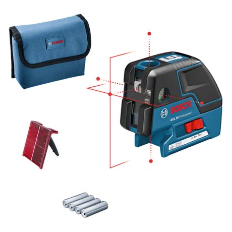 Laser points et lignes GCL 25 avec accessoires - BOSCH