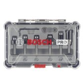 Coffret de fraises à araser et de bordage, 6 pièces pour défonceuses & affleureuses - BOSCH