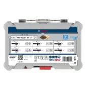 Coffret de fraises à araser et de bordage, 6 pièces pour défonceuses & affleureuses - BOSCH