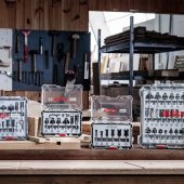 Coffret de fraises à araser et de bordage, 6 pièces pour défonceuses & affleureuses - BOSCH