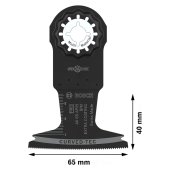 Lame plongeante 65 x 40 mm Starlock AII 65 APIB - BOSCH