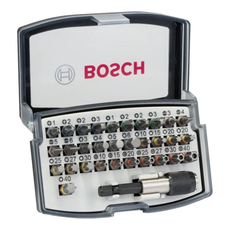 Coffret vissage 32 pièces embouts - BOSCH