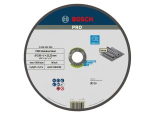 Disque à tronçonner inox 230 x 2 x 22,23 mm - BOSCH