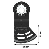 Lame 53 x 40 mm Starlock PRO Dual-Tec AYZ 53 BPB BIM - BOSCH