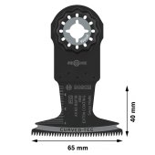 Lame plongeante 65 x 40 mm Starlock PRO AII 65 BSPIB BIM - BOSCH