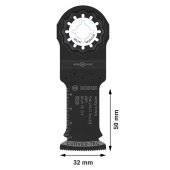 Lame plongeante 32 x 50 mm Starlock PRO AIZ 32 APIB BIM - BOSCH