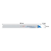 Lot de 5 lames de scie sabre 300 mm Pro précision métal S1237HBF - BOSCH