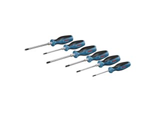 Pack 6 tournevis plat/PH 1600A016BF - BOSCH