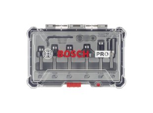 Coffret 6 fraises à araser et de bordage queue 8 mm - BOSCH