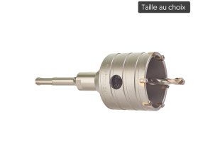 Kit trépan TCT SDS-Plus avec arbre et foret pilote, taille au choix - MILWAUKEE