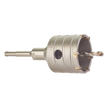 Kit trépan TCT SDS-Plus avec arbre et foret pilote 65 x 182 mm - MILWAUKEE