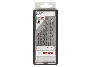 Coffret 7 forets béton CYL-3 Robust Line Silver Percussion - BOSCH