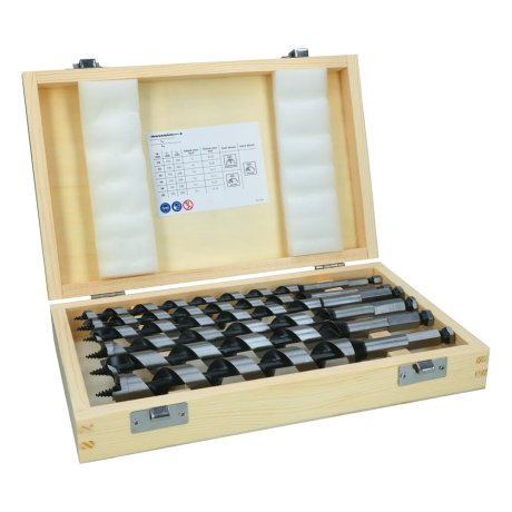 Coffret 6 mèches bois simple spirale 235 mm 10-20 mm - BOSCH